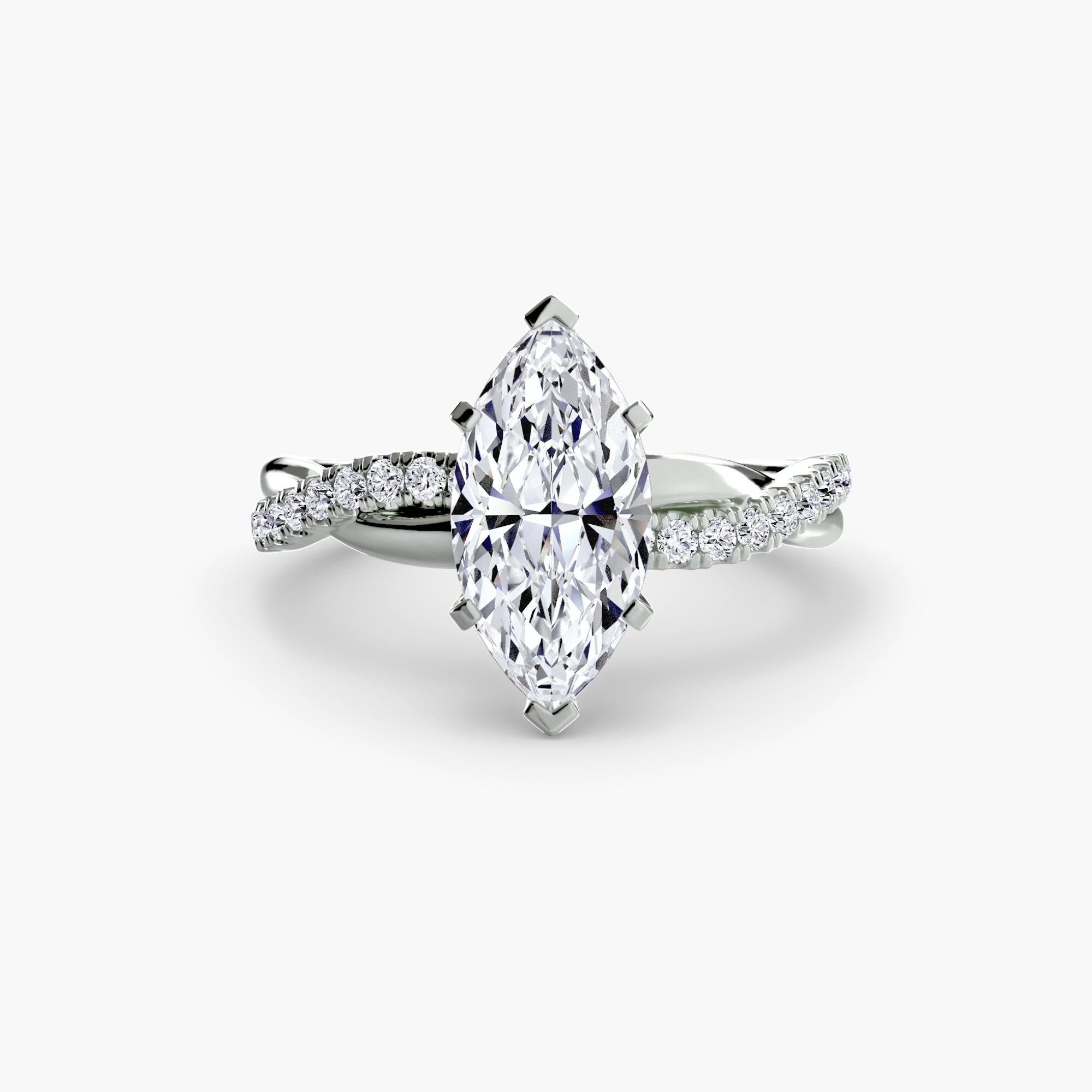 The Emerald Twist Pavé